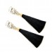 Black Tassel Earrings